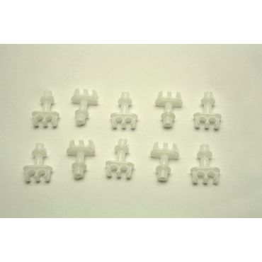 Brake Pipe Clip Double (Britpart) 79127