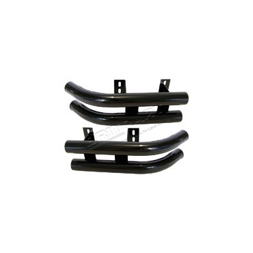 Bumperettes Series/90/110 Rear Black (Britpart) DA2071