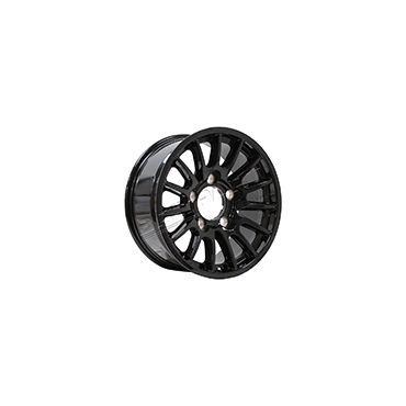 18" LIGHTWEIGHT WHEEL BLACK 8x18 (Bowler) DA1346