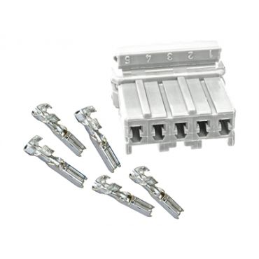 Five Way Switch Housing Connector Plug (Britpart) White - DA1403