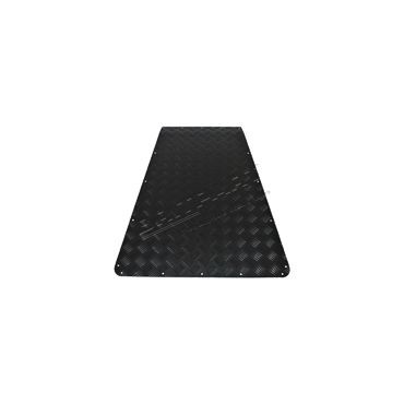 Alloy Bonnet Protector Black Curved Plate/Pre-Drilled Defender All 1983-2006 - (Britpart) DA3081 LR67B