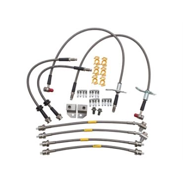 Stainless Steel Brake Hose Kit (Britpart) D3 / D4 / RRS Mk1 - DA7561