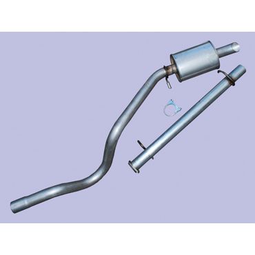 Exhaust Centre Bypass Pipe And Rear Silencer D1 300Tdi 94-98 (Britpart) ESR2391S
