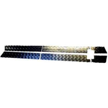 Alloy Chequer Plate Door Lower Black (DDS) LR568B
