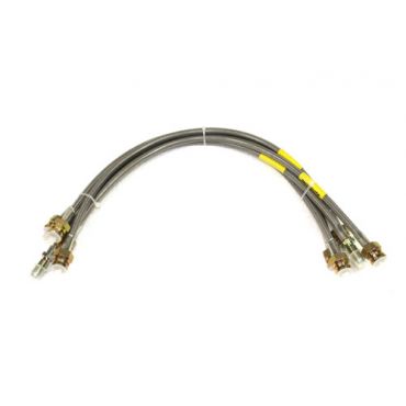 Brake Hoses Stainless Steel +50mm - D1 92 To 94 TF607L **Front Hoses Female Threads**