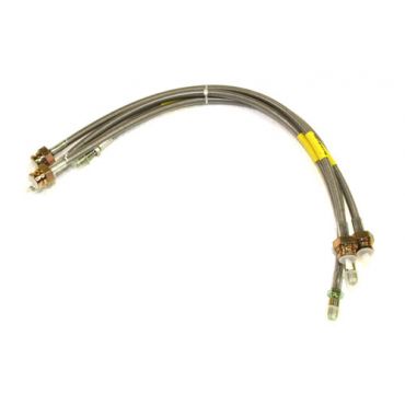 Brake Hoses Stainless Steel +50mm D1 94 To 98 With ABS (Terrafirma) TF608L