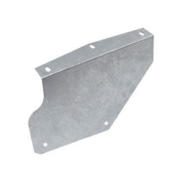 BRACKET - MUDFLAP - GALVANISED LH (Britpart) CAX100070GALV