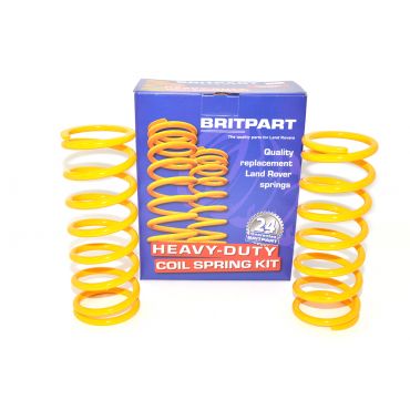 Britpart Yellow Lifted Front Springs +40mm (Britpart) DA4202 