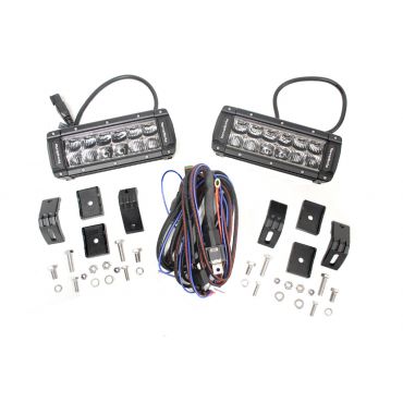 TF 8" LED LIGHT BAR PAIR - LED- DOUBLE ROW - 3240 LUMEN TF7005
